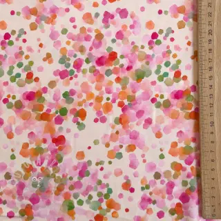 Wiskoza SATIN Dots digital print