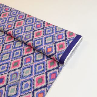 Wiskoza RADIANCE Abstract purple digital print