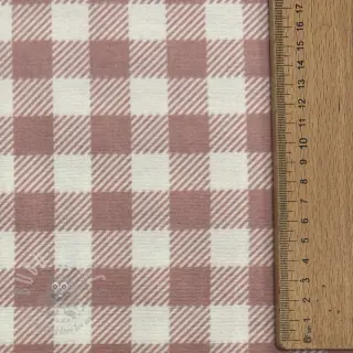 Bawełniana tkanina FLANNEL BIG Check light pink
