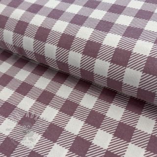 Bawełniana tkanina FLANNEL BIG Check mauve