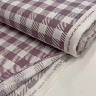 Bawełniana tkanina FLANNEL BIG Check mauve