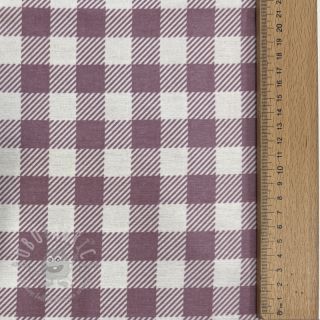 Bawełniana tkanina FLANNEL BIG Check mauve