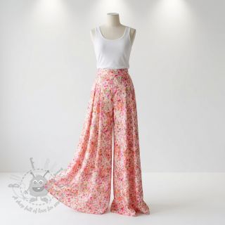 Wiskoza SATIN Dots digital print