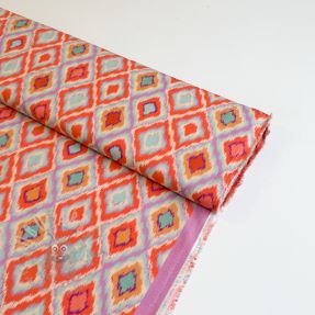 Wiskoza RADIANCE Abstract orange digital print