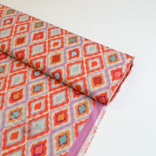 Wiskoza RADIANCE Abstract orange digital print