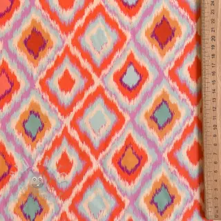 Wiskoza RADIANCE Abstract orange digital print