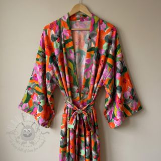 Wiskoza ECOVERO Flowers multi digital print