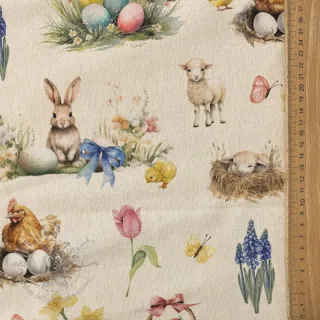 Tkanina dekoracyjna Easter Garden Joy digital print