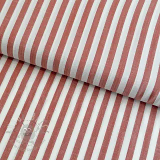 Wiskoza YARN DYED Stripes SMALL orange