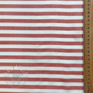 Wiskoza YARN DYED Stripes SMALL orange