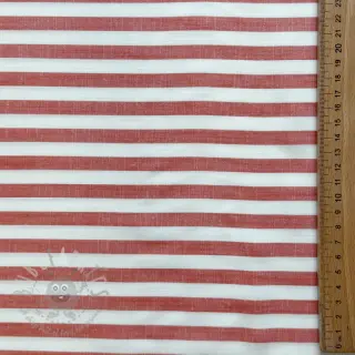Wiskoza YARN DYED Stripes SMALL orange