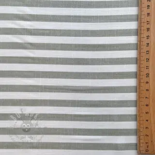 Wiskoza YARN DYED Stripes SMALL green