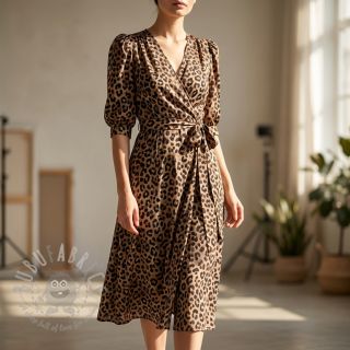 Bawełniana tkanina VISCOSE Animal skin digital print