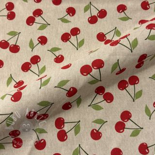 Tkanina dekoracyjna Linenlook premium Cherry Happy Joy