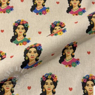 Tkanina dekoracyjna Linenlook premium Viva Flower Girl