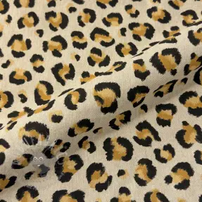 Tkanina dekoracyjna Linenlook premium Leopard Animal Print