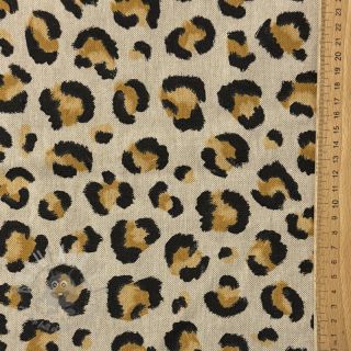 Tkanina dekoracyjna Linenlook premium Leopard Animal Print
