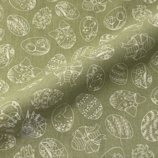 Tkanina dekoracyjna Linenlook premium Easter Egg Tale