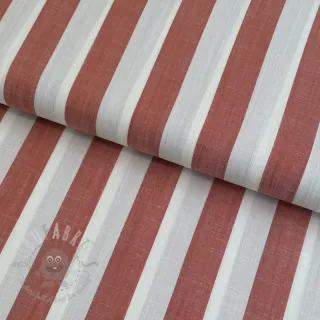 Wiskoza YARN DYED Stripes BIG orange