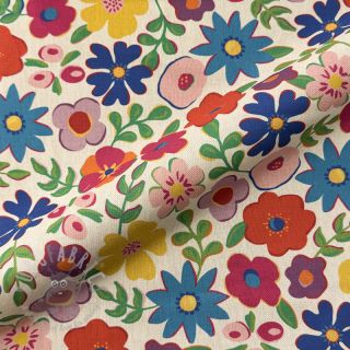 Tkanina dekoracyjna Linenlook Flower Fiesta Field digital print