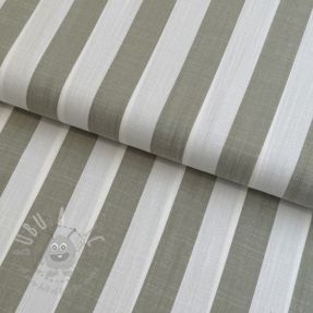 Wiskoza YARN DYED Stripes BIG green