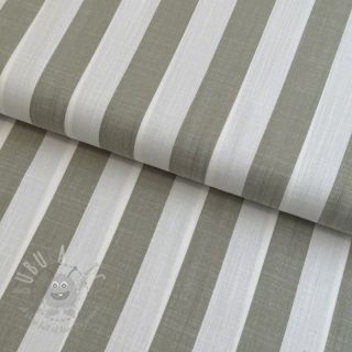 Wiskoza YARN DYED Stripes BIG green