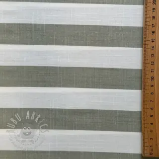 Wiskoza YARN DYED Stripes BIG green
