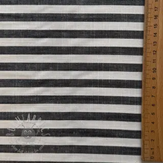 Wiskoza YARN DYED Stripes SMALL navy
