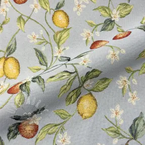 Tkanina dekoracyjna GOBELIN premium Citrus Orange Lemon