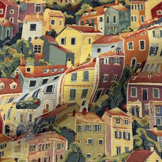 Tkanina dekoracyjna GOBELIN premium Happy Siesta House