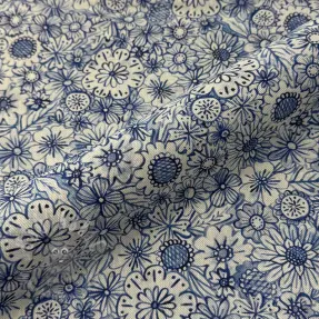 Tkanina dekoracyjna Linenlook Bloom Fully Mix digital print