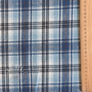 Wiskoza Scottish Check YARN DYED BRUSHED Ria