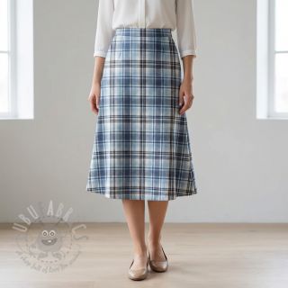 Wiskoza Scottish Check YARN DYED BRUSHED Ria