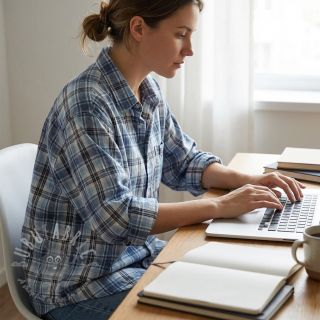 Wiskoza Scottish Check YARN DYED BRUSHED Ria