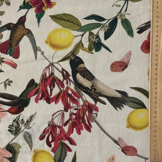 Tkanina dekoracyjna Linenlook Lemon Tropic Artisan digital print