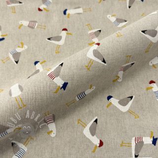 Tkanina dekoracyjna Linenlook premium Seagull dress up