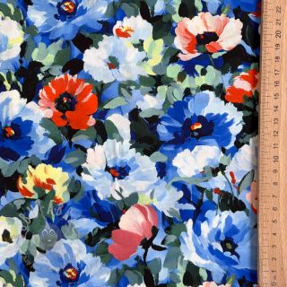 Wiskoza RADIANCE Flower design A digital print