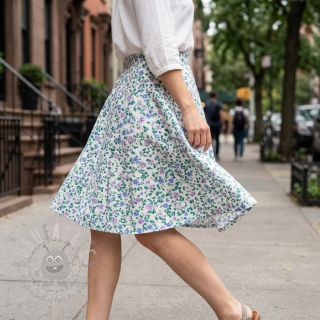 Wiskoza RADIANCE Flowers Siria digital print