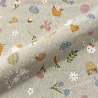 Tkanina dekoracyjna Linenlook premium Easter Doodle Icon