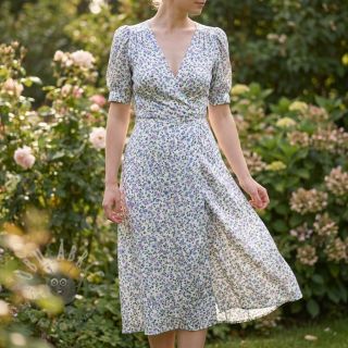 Wiskoza RADIANCE Flowers Siria digital print