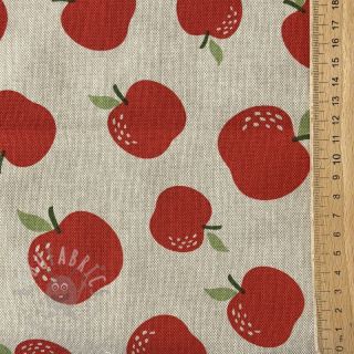 Tkanina dekoracyjna Linenlook premium Apple Happy Joy