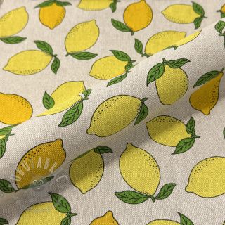 Tkanina dekoracyjna Linenlook premium Sunny Lemon Fruit