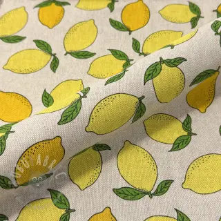 Tkanina dekoracyjna Linenlook premium Sunny Lemon Fruit