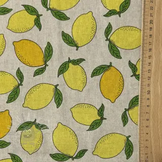 Tkanina dekoracyjna Linenlook premium Sunny Lemon Fruit