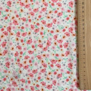 Wiskoza RADIANCE Flowers Morene digital print