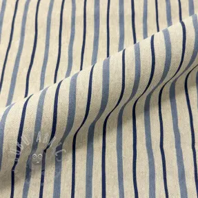 Tkanina dekoracyjna Linenlook premium Wavy Art Stripe