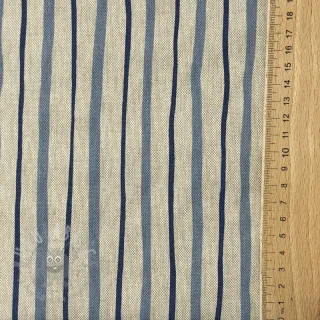 Tkanina dekoracyjna Linenlook premium Wavy Art Stripe