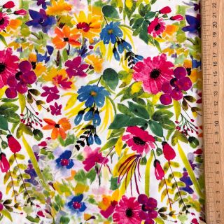 Wiskoza RADIANCE Flowers Zanny digital print