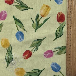 Tkanina dekoracyjna Tulip Flower Field digital print