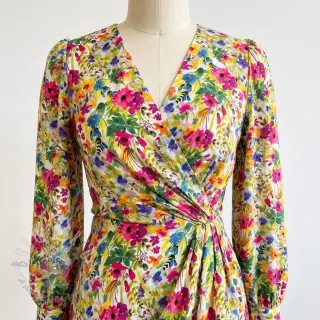 Wiskoza RADIANCE Flowers Zanny digital print